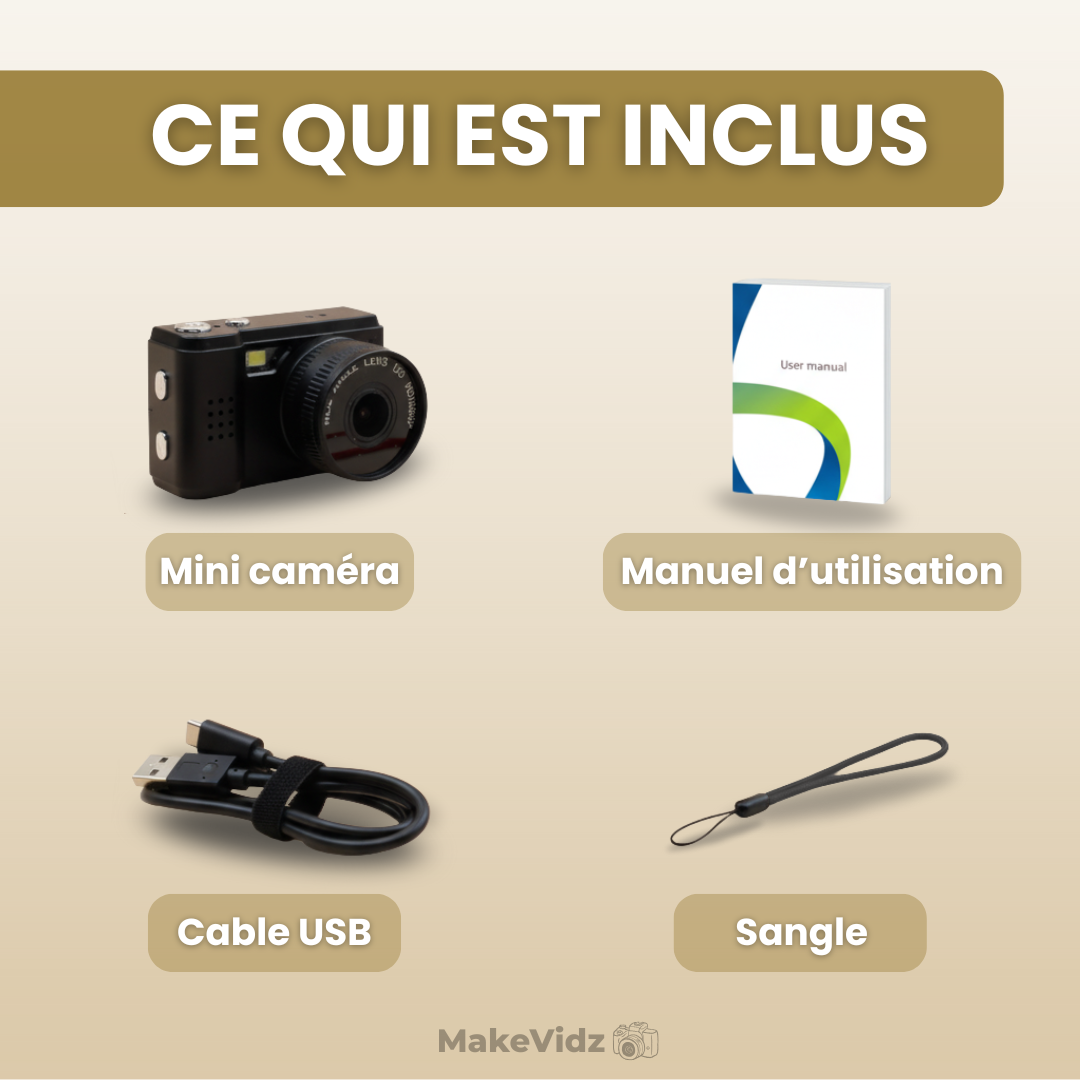 Mini Caméra MakeVidz