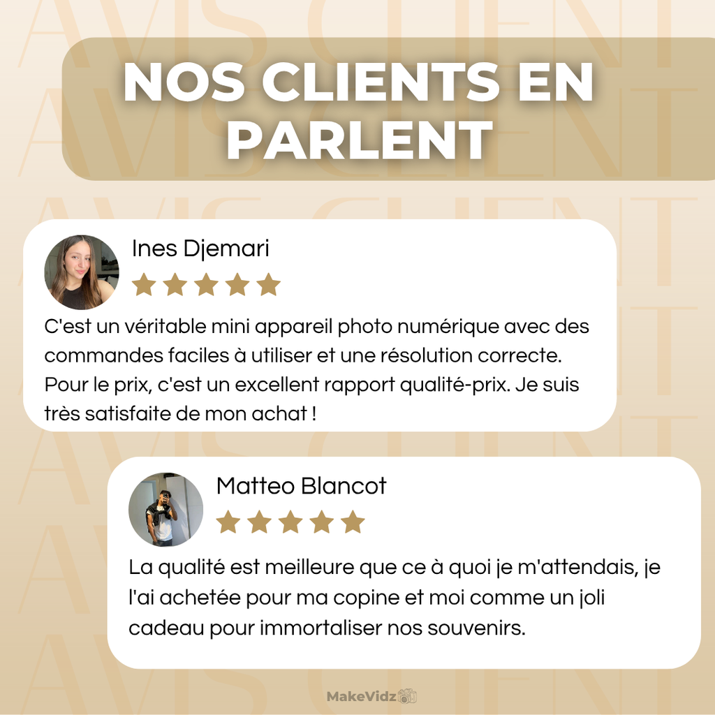 Mini Caméra MakeVidz